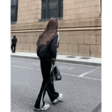 Короткая черная бейсбольная куртка, форма для отдыха, удерживающий тепло пуховик, оверсайз