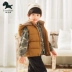 Áo vest bé trai cotton dày vest mùa thu đông trong trang phục vest bé trai 2018 phiên bản Hàn Quốc mới cộng với áo nhung thủy triều Áo ghi lê