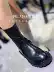 2020 mới Chelsea Cavalier boots lưới người nổi tiếng Giày bốt nữ phong cách Anh Martin boots nữ xu hướng giày da đế dày - Giày cao gót