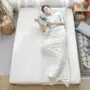 Đi qua túi ngủ bẩn di Khách sạn du lịch du lịch bông dệt kim đơn hoặc kép chống bẩn vải quilt - Túi ngủ túi ngủ