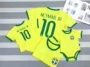 8 World Cup bóng đá quần áo cha mẹ và con trang trí gia đình nhà ba bé romper jersey ngắn tay T-Shirt trang phục dành cho cha mẹ và con