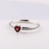 Điểm PANDORA Pandora Vàng Vàng Trái Tim Đỏ 925 Bạc tổng hợp Ruby Ring 190896SGR CZ