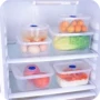 Tim IKEA đa chức năng niêm phong hộp nhựa lưu trữ lò vi sóng sưởi ấm hộp ăn trưa tủ lạnh bát tươi bộ sưu tập thực phẩm nhà - Đồ bảo quản hộp đựng thực phẩm tủ lạnh