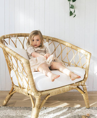 Диван из ротанга 古小鱼 ins藤椅单人沙发印尼天然编织藤条椅子民宿真藤茶几组合