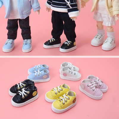 taobao agent Ob11 baby clothes can be worn with smiling face shoes YMY P9 ufdoll12 split body can wear sneakers casual shoes
