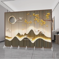 vách ngăn gỗ đẹp Tùy chỉnh 
            ánh sáng đơn giản sang trọng Trung Quốc màn hình hiện đại vách ngăn phòng khách văn phòng khách sạn phòng ngủ hiên gấp nơi trú ẩn di động vách kính trang trí