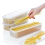 Trái tim IKEA Nhật mì tươi hộp mì lưu trữ hộp nhựa hình chữ nhật hộp mì kín tủ lạnh treo nhà - Đồ bảo quản bọc thực phẩm