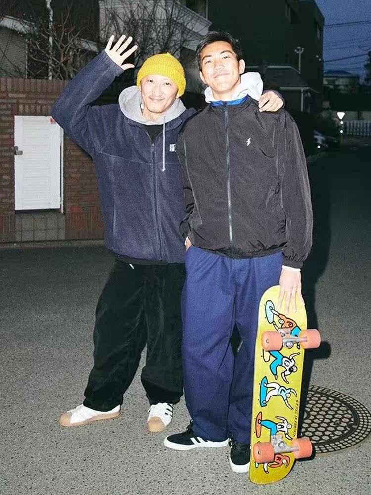 [同款Polar Skate Co Track Jacket复古运动休闲夹克外套冲锋衣男]