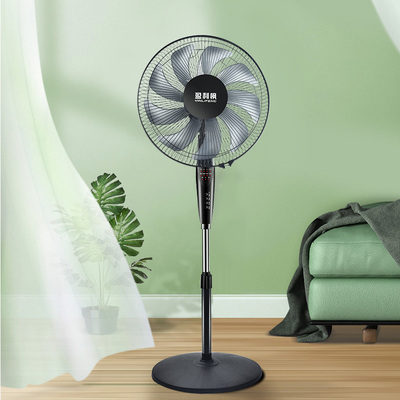盈利枫大风量落地立式五叶电扇电风扇