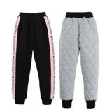 Зимние детские флисовые удерживающие тепло штаны, увеличенная толщина, в западном стиле, подходит для подростков