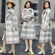 Thời trang mùa đông mới 2019 ngôi sao thủy triều 2018 với cùng một phiên bản áo khoác len ngoại tệ phiên bản Hàn Quốc - Áo Hàn Quốc