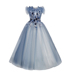 New châu Âu nhỏ đứng cổ áo cô gái công chúa quý tộc ăn mặc trang phục piano pettiskirt Liuyi nhỏ chủ trang phục - Váy trẻ em váy trắng công chúa cho bé gái Váy trẻ em