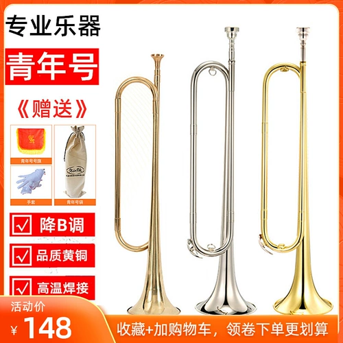 Профессиональные маленькие музыкальные инструменты для школьников, латунный громкоговоритель с зарядкой