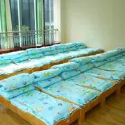 Pad giường trẻ em màu xanh lá cây di động gối hai trẻ em chăn ba miếng giường trường bé giường - Bộ đồ giường trẻ em