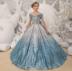 Royal baby baby model catwalk đầm cô gái công chúa đầm nước ngoài trẻ em váy dạ hội sinh nhật quý phái - Váy trẻ em váy biểu diễn cho trẻ em Váy trẻ em