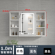 tủ gương nhà tắm thông minh Tủ gương thông minh Space nhôm gương phòng tắm treo tường có kệ đựng đồ phòng tắm riêng biệt tích hợp tủ đựng đồ mẫu tủ gương phòng tắm tủ gương phòng tắm có đèn