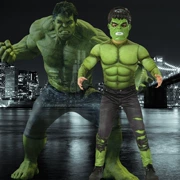 Halloween Hulk trẻ em cosplay Hulk siêu anh hùng Avengers Đảng sân khấu biểu diễn trang phục
