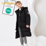 Детский длинный пуховик подходит для мужчин и женщин, зимняя куртка, детская одежда, 2020