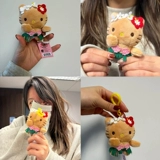 Китти Китти Круг Круг Гавайский подвеска Hello Kitty Yu Shuxin Girl милая игривая шелковая веревка для волос
