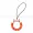 Điện thoại di động dây đeo silicon vòng u đĩa dây buộc phổ quát mặt dây chuyền ngắn dễ thương hoạt hình vòng khóa nữ mô hình thả - Nhẫn