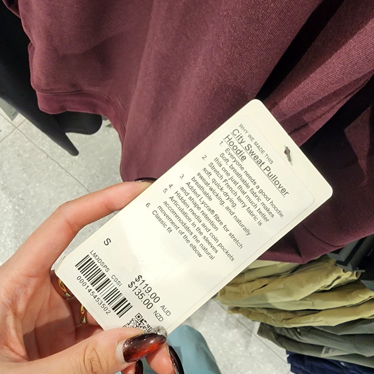 Peng Peng Australia Lululemon City Sweat Pullover Hoodie 男款 Klord 帽衫 外套