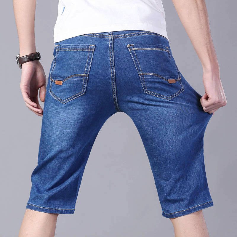 Купить летние джинсы мужские тонкие. Джинсовые бриджи свободные. Летние джинсы для мужчин купить.