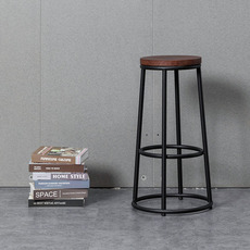 Барный стул 现代简约铁艺酒吧椅圆凳高脚凳酒吧椅子手机店营业厅收银台吧台椅