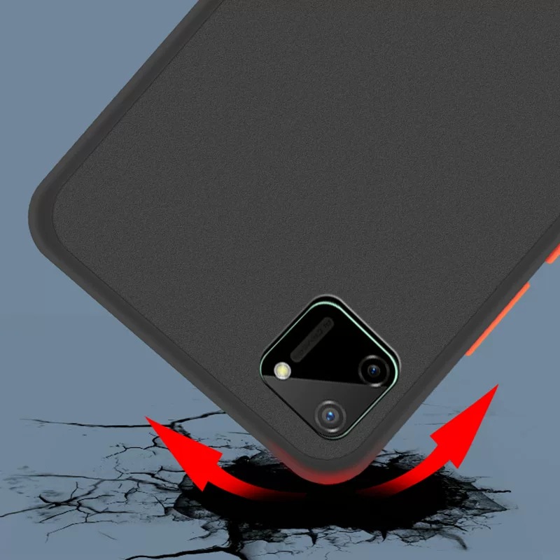 [Матовый твердий чехол для Realme C11 Чехол C17 C12 C15 V5 Q2 Покрытие]