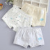 Đồ lót trẻ em trung niên, quần short nam, mùa hè, tươi, đồ lót bé trai, in góc phẳng, cotton bốn góc - Quần áo lót quần áo lót bé trai cao cấp Quần áo lót