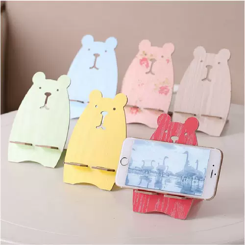 Держатель для телефона, кролик, деревянный мобильный телефон, трубка, «сделай сам», делается под заказ