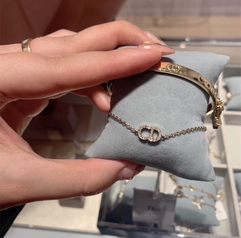 Dior, браслет с буквами на День Святого Валентина, подарочный браслет на день рождения