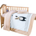 Mẹ bé mẫu giáo bông quilt ba mảnh thiết lập cốt lõi trẻ em sáu mảnh bộ nap giường nhỏ bông quilt Bộ đồ giường trẻ em