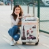 Hành lý nữ 24 inch dễ thương của sinh viên đại học Phiên bản Hàn Quốc 20 xe đẩy vali 26 hộp mật khẩu 22 vali nhỏ tươi