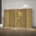 Màn hình hợp kim nhôm tùy chỉnh 
            vách ngăn phòng khách khách sạn cổ điển Trung Quốc mới tối giản kim loại ánh sáng sang trọng màn hình gấp di động Zen vách trang trí phòng thờ Màn hình / Cửa sổ