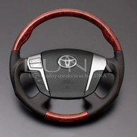 Toyota Elfa Alphar Dvelfire20 - это спортивный тип персикового и деревянного рулевого колеса (Red Peach)