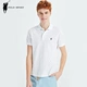 Bộ sưu tập đặc biệt polo thể thao nam mùa hè ngắn tay áo POLO cotton sọc áo thun kinh doanh giản dị Paul nam - Polo