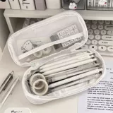 Японский милый пенал, вместительная и большая многослойная сумка для хранения для школьников