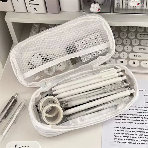 Японский милый пенал, вместительная и большая многослойная сумка для хранения для школьников