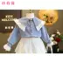 Áo sơ mi nữ denim 2019 mới mùa thu Hàn Quốc của áo sơ mi ren ren nước ngoài mùa xuân và áo thời trang thu đông - Áo sơ mi áo sơ mi cho bé trai 8 tuổi Áo sơ mi