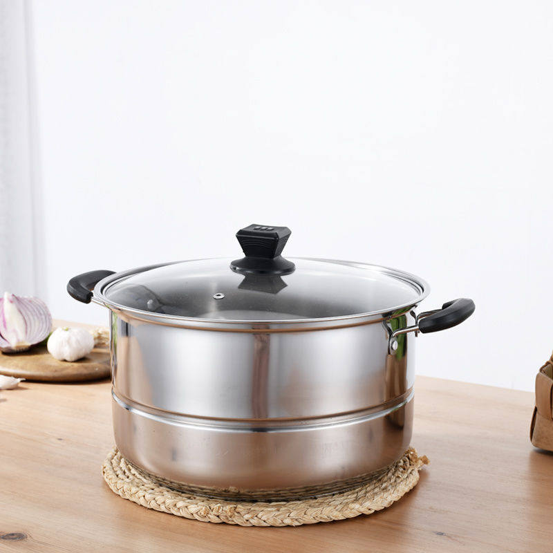 不锈钢加厚汤锅锅具电磁炉通用专用