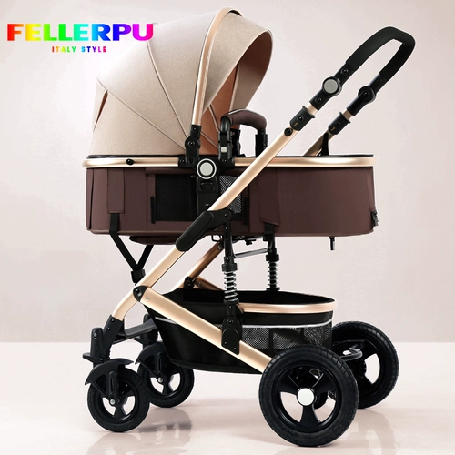 Детская корзина Fellerpu, легкая складка с высоким ландшафтом, может сесть на двухэтапную реализацию