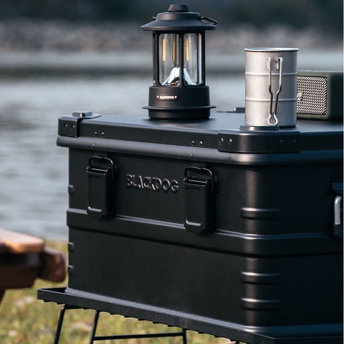 Металлический дорожный ящик для хранения для кемпинга, складная палатка, светильник, посуда, система хранения, алюминиевый сплав