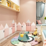 Украшение для детской комнаты на стену, самоклеющаяся трехмерная лента для ограждения для кровати, защита от столкновений, 3D
