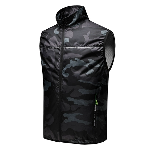 Летний вентилятор, охлаждающий жилет подходит для мужчин и женщин для работы, защита от солнца