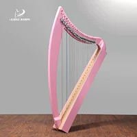 Эльвира Эльвира Музыкальный инструмент Профессиональный шейный ручной работы 24 Strough Harp Ireland Harlery