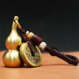 Латунный браслет с одной бусиной, брелок, высококлассные креативные ключи от машины подходит для мужчин и женщин, на удачу