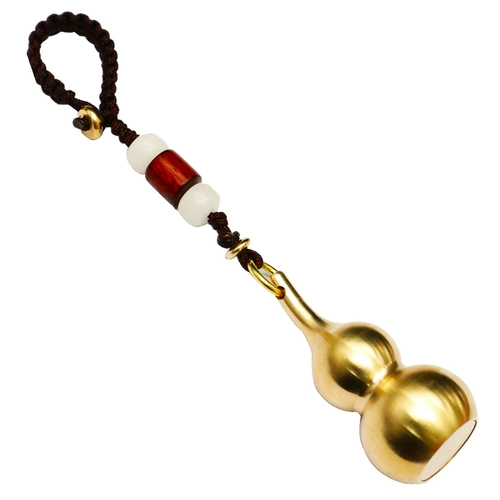 Латунный браслет с одной бусиной, брелок, высококлассные креативные ключи от машины подходит для мужчин и женщин, на удачу