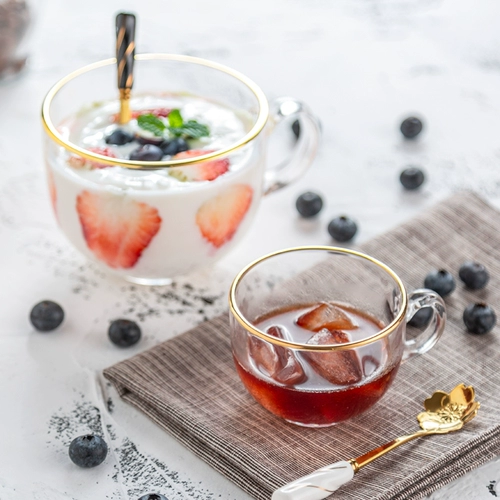 Портативная стеклянная чайная чашка, 470 мл