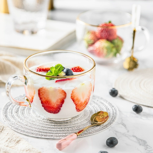 Портативная стеклянная чайная чашка, 470 мл