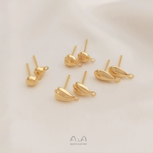 Серьги в форме сердца, аксессуар ручной работы, аксессуары, США, 14 карат, золотой цвет